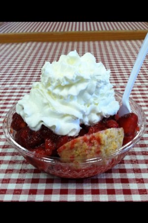 Farm Made Fresh Strawberry Shortcake at Parlee Farms