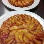 upside down peach cake