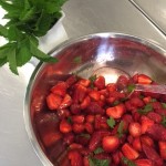 Strawberries with Mint