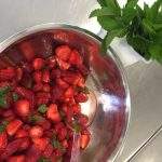 Strawberries with Mint