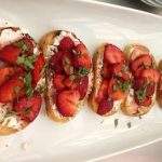 strawberry bruschetta