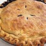 deep dish blueberry pie