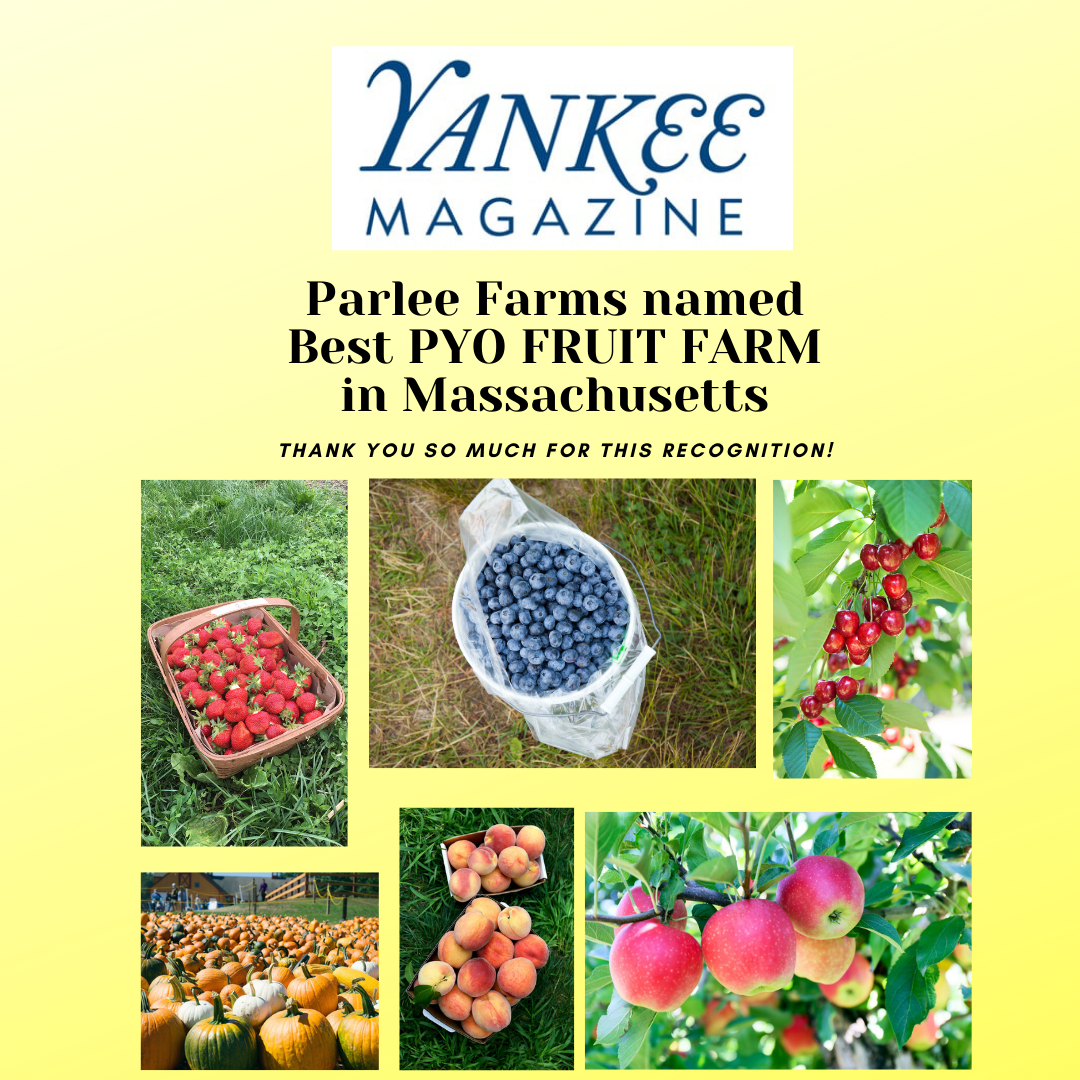 Parlee Farms named The Best PYO Fruit Farm in Massachusetts