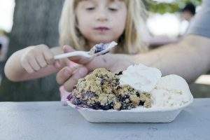 Blueberry Crisp at Parlee Farms 