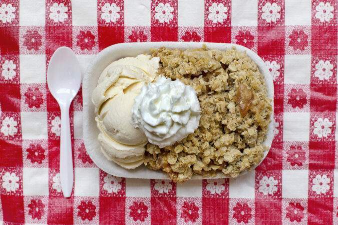 Farm Made Apple Crisp at Parlee Farms