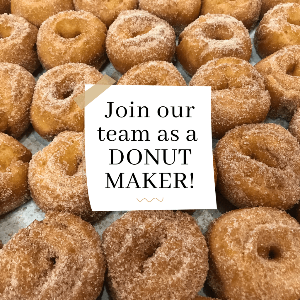 Become a Donut Maker at Parlee Farms
