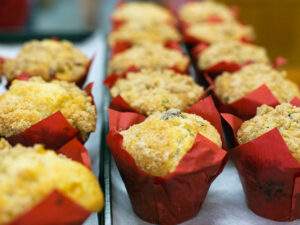 Farm Made Muffins at Parlee Farms, Tyngsboro MA