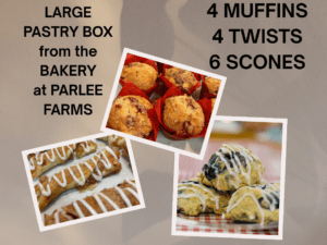 Large Assorted Pastry Box made at the Bakery at Parlee Farms, Tyngsboro MA