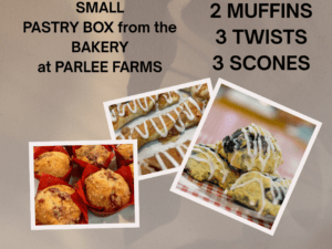 Small Assorted Pastry Box made by The Bakery at Parlee Farms, Tyngsboro MA