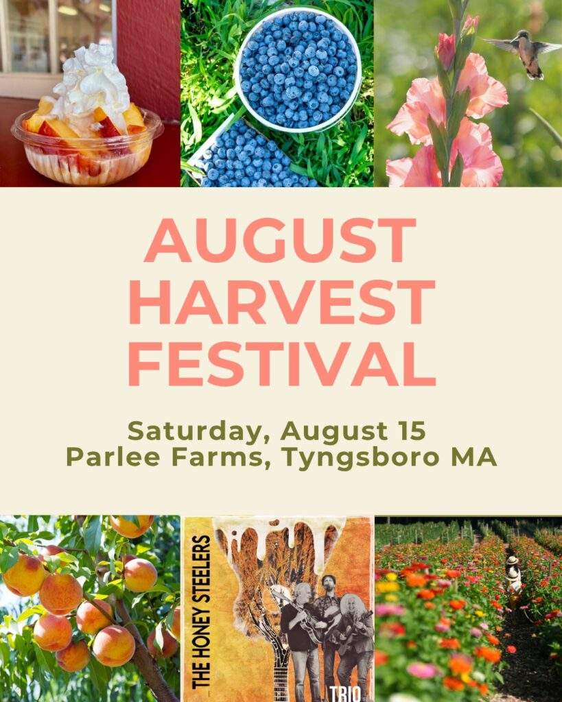 Harvest Festival at Parlee Farms - Peaches, Blueberries, Flowers and more!
